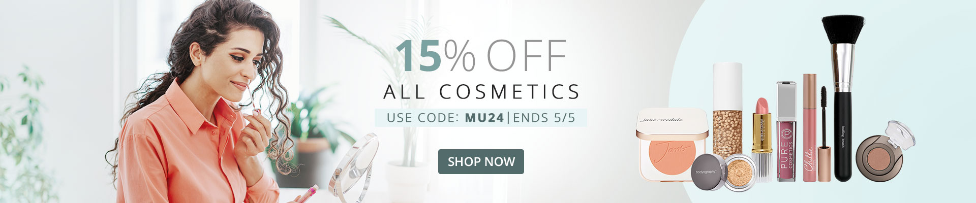 15% Off All Cosmetics | Use Code: MU24 - Ends 5/5 | Shop Now
