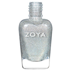 Zoya Nail Polish - Alicia #ZP859 - Silver Metallic