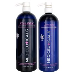 MEDIceuticals Folligen Normal Shampoo & Vitatin Moisturizing Conditioner Duo