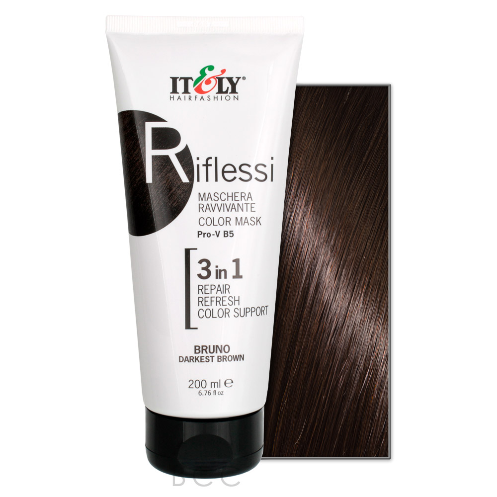 IT&LY Hair Fashion Riflessi Color Renewal Mask 8 oz Darkest Brown