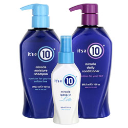 It's A 10 Miracle Moisture Shampoo, Conditioner & Leave-In Lite Trio