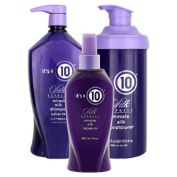 It's A 10 Silk Express Miracle Shampoo, Conditioner & Leave-In Trio - Liter