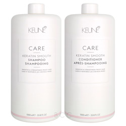 Keune CARE Keratin Smooth Shampoo & Conditioner Set - 33.8 oz