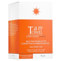 TanTowel Self Tan Towelettes - Half Body Plus