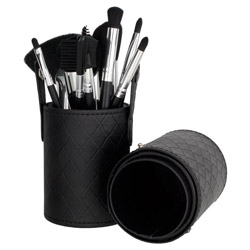 Pure Cosmetics Luxe Brush Set in Quilted Black
