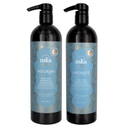 MKS Eco Nourish Fine Hair Shampoo & Conditioner Duo - Light Breeze