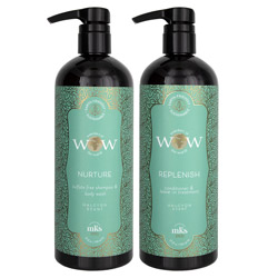 MKS Eco WOW Sulfate-Free Shampoo & Replenish Conditioner Duo - Halcyon