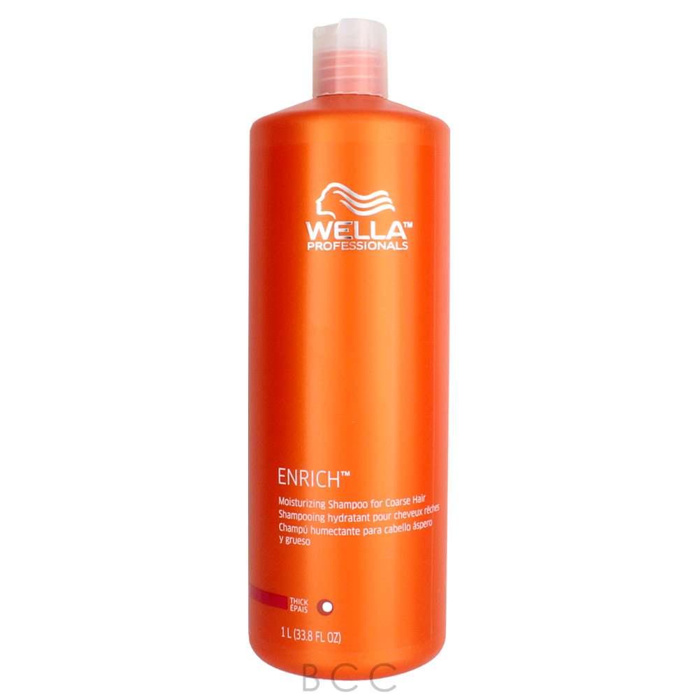 Wella Enrich Moisturizing Shampoo Coarse 33.8 oz Beauty Care Choices