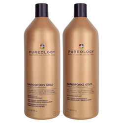 Pureology NanoWorks Gold Shampoo & Conditioner Set - 33.8 oz