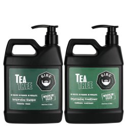 Gibs Tea Tree Invigorating Shampoo & Rejuvenating Conditioner Duo