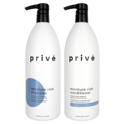 Prive Moisture Rich Shampoo & Conditioner Duo - 33.8 oz 