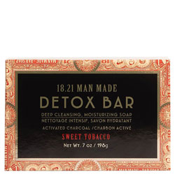 18.21 Man Made Detox Bar Deep Cleansing, Moisturizing Soap - Sweet Tobacco