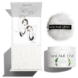 Madame Lemy All Natural Powder Deodorant - Lime - With Puff