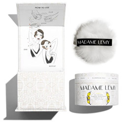 Madame Lemy All Natural Powder Deodorant - Lemon - With Puff