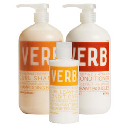 VERB Curl Shampoo, Conditioner & Leave-In Trio - Liter