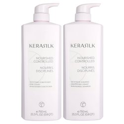 Kerasilk Smoothing Shampoo & Conditioner Set - 25.3 oz