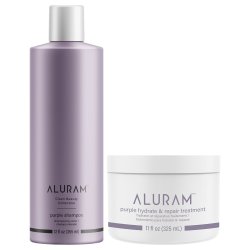 Aluram Purple Shampoo & Hydrate & Repair Treatment Duo