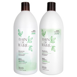 Bain de Terre Green Meadow Balancing Liter Shampoo/Conditioner Set 
