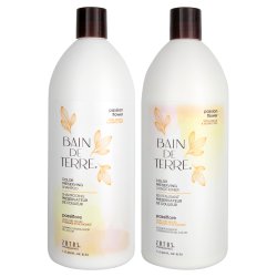 Bain de Terre Passion Flower Color Preserving Liter Shampoo/Conditioner Set 