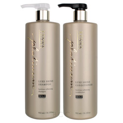 Kenra Professional Platinum Luxe Shine Liter Shampoo/Conditioner Set - 33.8 oz