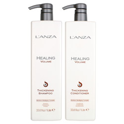 Lanza Healing Volume Thickening Liter Duo - 33.8 oz