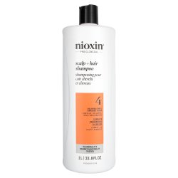 NIOXIN System 4 Scalp + Hair Shampoo for Colored/Dry/Damaged Hair