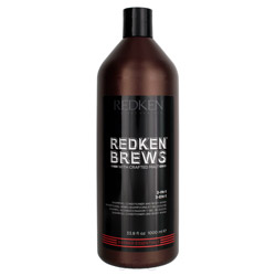 Redken Brews 3-in-1 Shampoo, Conditioner & Body Wash