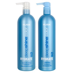 Rusk Deepshine Color Hydrate Shampoo & Conditioner Set - 25 oz