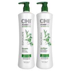 CHI Power Plus Exfoliate Shampoo & Conditioner Duo - 32 oz 