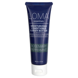 Loma essentials Moisturizing Conditioner & Body Butter - Travel Size - Rosemary Peppermint