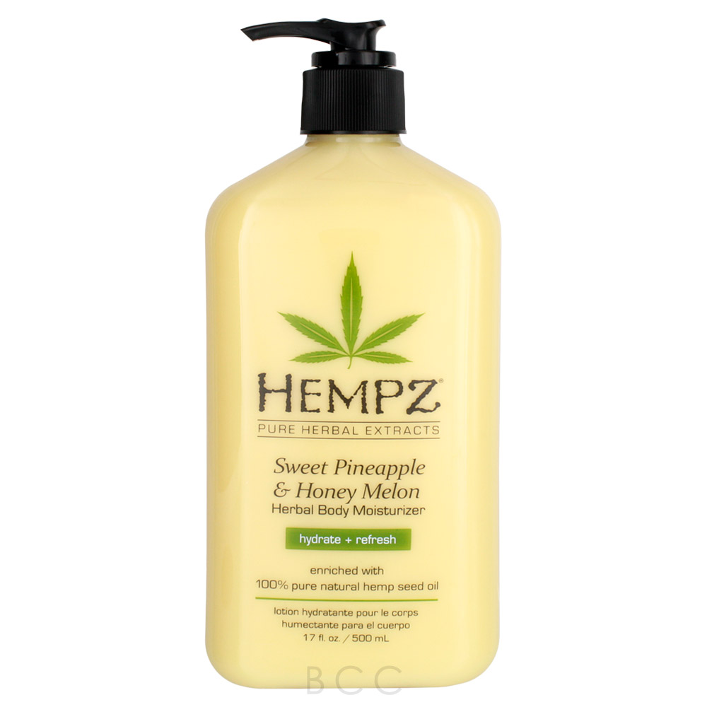 Hempz Sweet Pineapple And Honey Melon Herbal Body Moisturizer 17 Oz Beauty Care Choices 2582