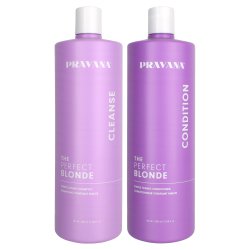 Pravana The Perfect Blonde Purple Toning Shampoo & Conditioner Set - 33.8 oz