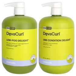 DevaCurl Low-Poo Delight & One Condition Duo - 32 oz