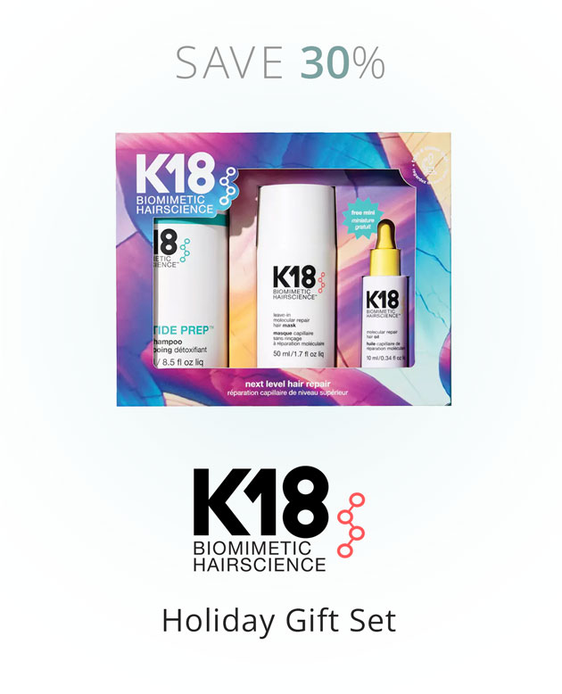 Save 30% K18 Holiday Gift Set