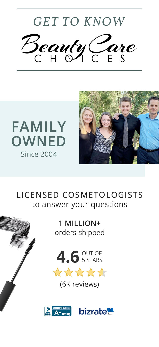 Family Owned since 2004. Licensed Cosmetologists to answer your questions. 1 Million+ orders shipped. 4.6 out of 5 stars (6K reviews)