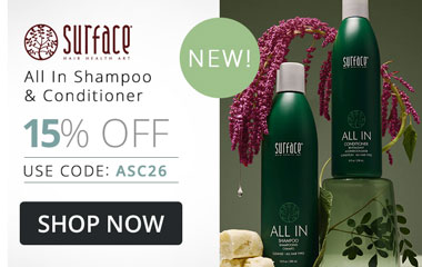 15% off Surface All In Shampoo & Conditioner