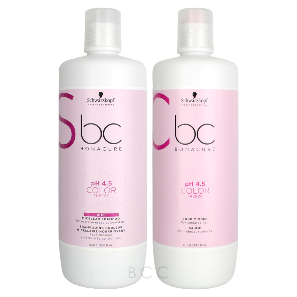 Schwarzkopf BC Bonacure 4.5 Color Freeze & Conditioner Set | Beauty Care Choices