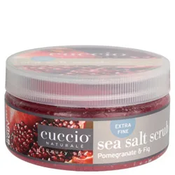 Cuccio Naturale Sea Salt Scrub - Pomegranate & Fig