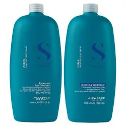 Alfaparf Semi di Lino Curls Enhancing Low Shampoo & Conditioner Set