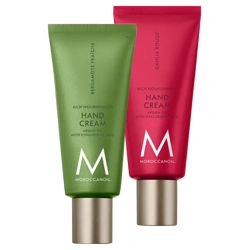 Moroccanoil Hand Cream Discovery Set - Bergamote Franiche & Dahlia Rouge