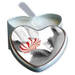 Earthly Body Edible Massage Heart Candles