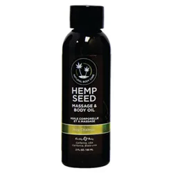 Earthly Body Hemp Seed Massage & Body Oil - Nag Champa