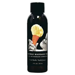 Earthly Body Edible Massage Oil - French Vanilla