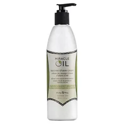 Earthly Body Miracle Oil Tea Tree Shave Cream 16oz