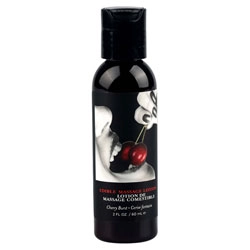 Earthly Body Edible Massage Lotion - Cherry Burst