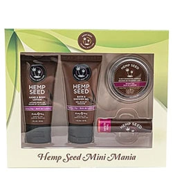 Earthly Body Hemp Seed Mini Mania Travel Set - Skinny Dip