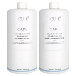 Keune CARE Silver Savior Shampoo & Conditioner Set