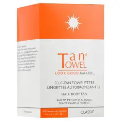 TanTowel Self-Tan Towelettes - Half Body Tan - Classic