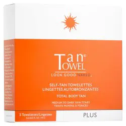 TanTowel Self-Tan Towelettes - Total Body Tan - Plus