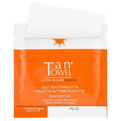 TanTowel Self-Tan Towelettes - Total Body Tan - Plus  - Medium to Dark Skin Tones